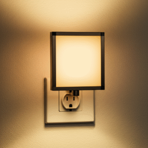 2-Pack Dimmable LED Night Lights | Auto Sensor, Soft White Plug-in for Bedroom, Hallway