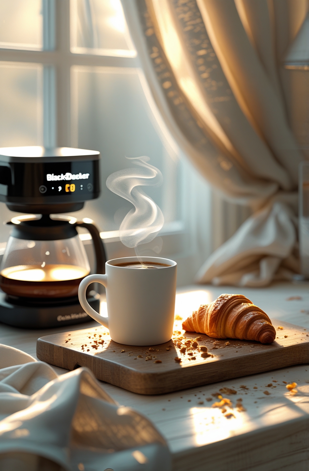 BLACK+DECKER Programmable Coffee Maker - Auto Brew, Sneak-A-Cup