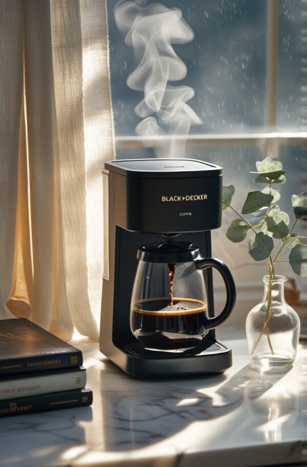 Black+Decker Coffee Maker: Rich Flavor, No-Drip Pour - Brews 12 Cups - Image 2
