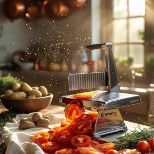 Adjustable Mandoline Slicer - Safe Cut, Pro Results!