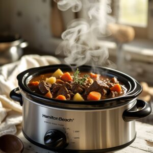 6-Qt Slow Cooker: Easy Family Meals, Dishwasher Safe Crockpot
