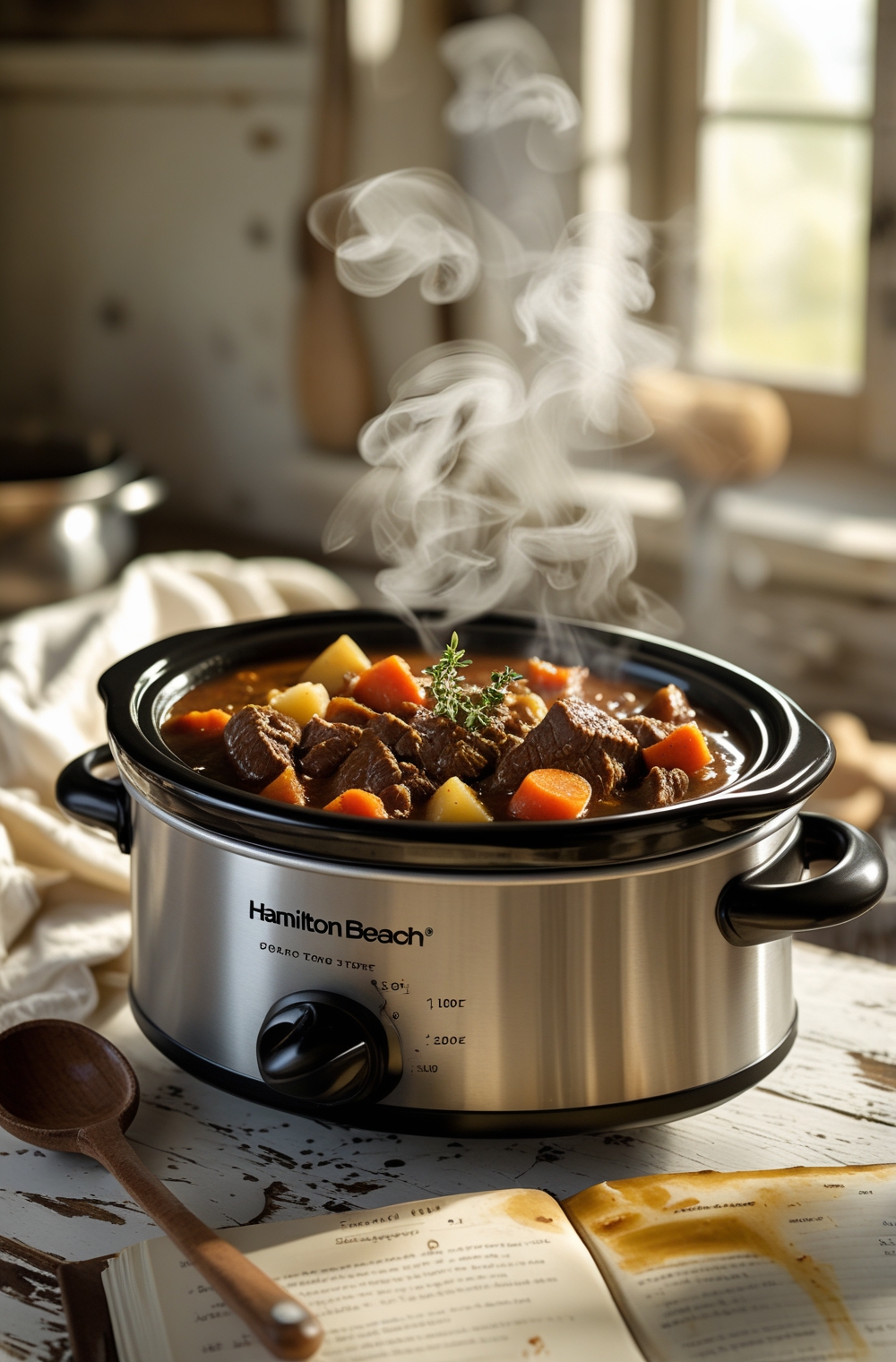 6-Qt Slow Cooker: Easy Family Meals, Dishwasher Safe Crockpot