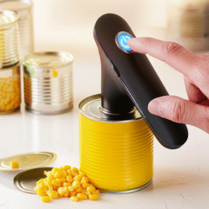Handheld Electric Can Opener for Seniors & Arthritis | One-Touch Smooth Edge Automatic