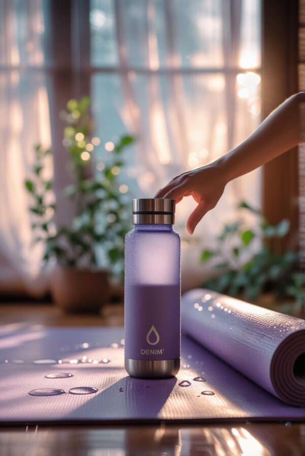 Owala FreeSip Insulated Stainless Steel Water Bottle with Straw, BPA-Free Sports Water Bottle, Great for Travel, 24 Oz, Denim - Image 2