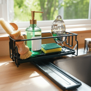 Space-Saving Draining Sink Caddy